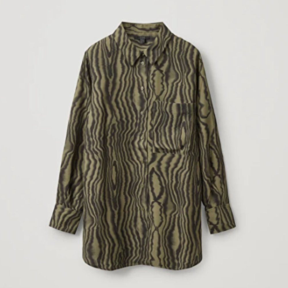 COS Relaxed printed shirt